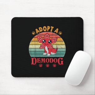 Adopt a demodog funny dog lovers gift for men wome mouse pad