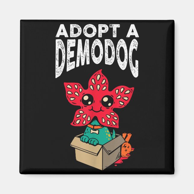 Adopt A Demodog Shirt Kids Women Men Cute Funny Do Magnet (Front)