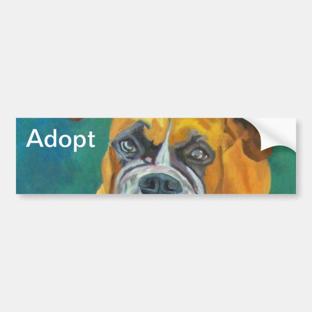 Adopt a Dog Bumper Sticker (Front)