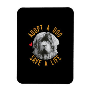 Adopt A Dog Save A Life Rescue Newfoundland Magnet