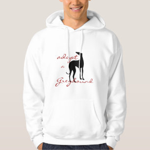Adopt a Greyhound  Dog Lovers Animal Rescue Hoodie
