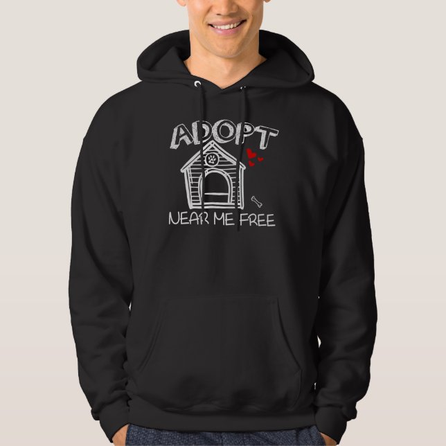Adopt A Labrador Retriever Near Me Free Hoodie (Front)