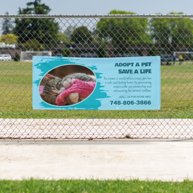 Adopt A Pet Custom Photo Banner (Insitu)