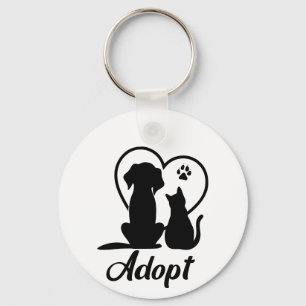 Adopt a Pet  Key Ring