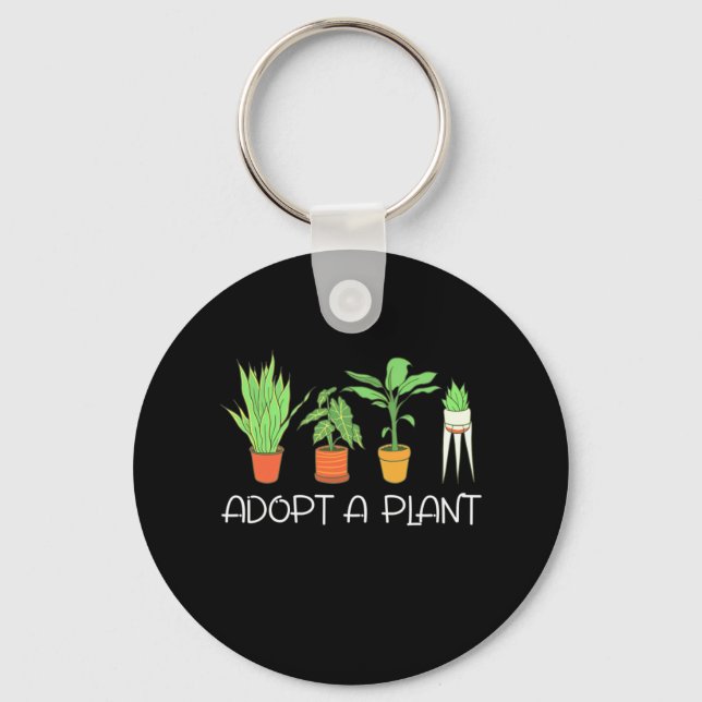 Adopt A Plant Key Ring (Front)