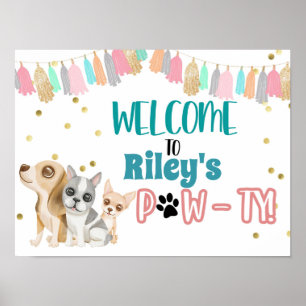Adopt a puppy, Pawty, Puppy party, Kids part, Pupp Poster
