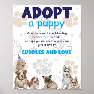 Adopt a Puppy Poster