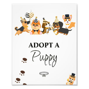 Adopt A Puppy Sign