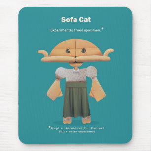 ADOPT A RESCUED CAT! MOUSE PAD