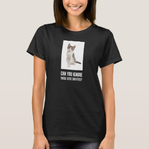 Adopt A Shelter Pet All Paws Matter Sad Kitty Ad T-Shirt