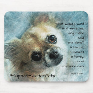 Adopt A Shelter Pet - Chihuahua Mouse Pad
