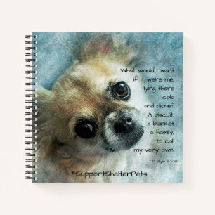 Adopt A Shelter Pet - Chihuahua Notebook
