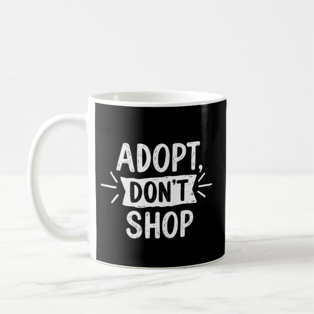 Adopt a Shelter Pet Day | Rescue Support Mug (Left)