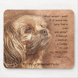 Adopt A Shelter Pet - Shih Tzu Mouse Pad