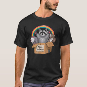 Adopt A Street Cat Opossum Racoon Skunk Gifts Men T-Shirt