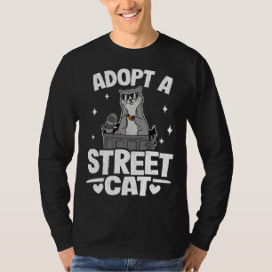 Adopt A Street Cat Trash Garbage Panda Raccoon 1 T-Shirt