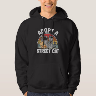 Adopt A Street Cat Trash Garbage Panda Raccoon  2 Hoodie