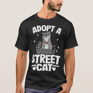 Adopt A Street Cat Trash Garbage Panda Racoon 1 T-Shirt