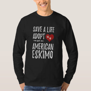 Adopt An American Eskimo Rescue Dog Mum T-Shirt