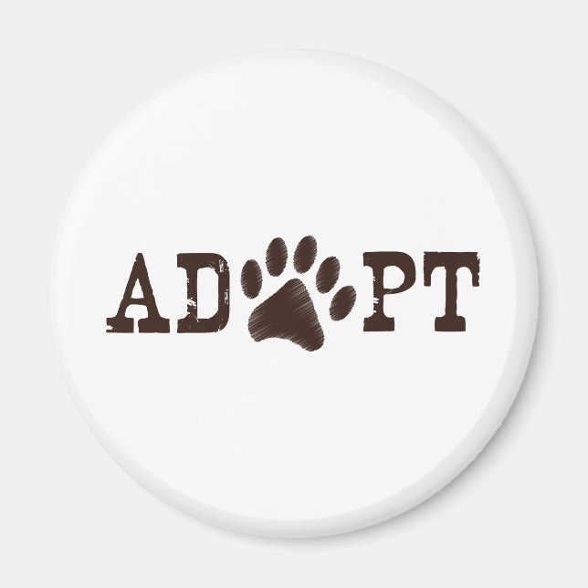 Adopt an animal magnet (Front)