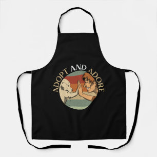 Adopt And Adore Animal Rights Animal Rescue Apron
