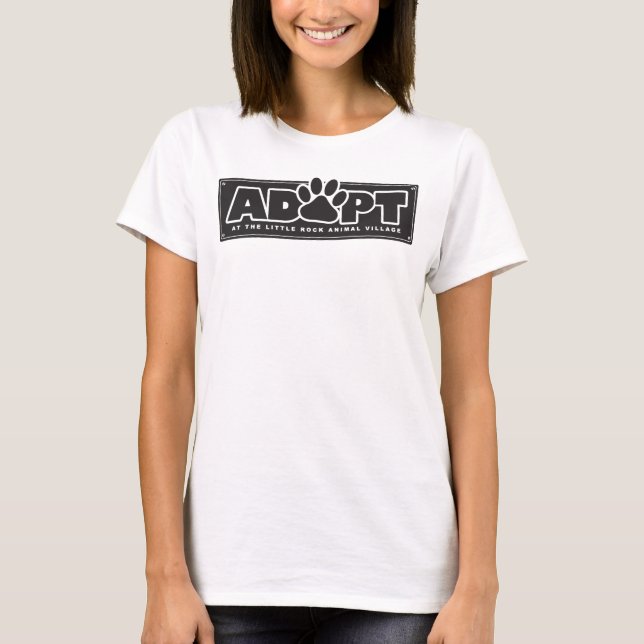 "Adopt at LRAV" T-shirt (Front)