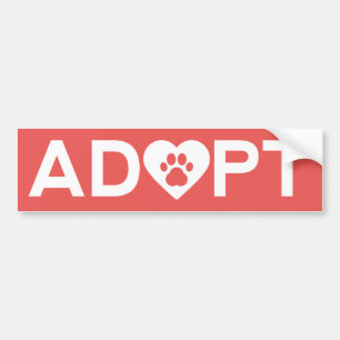 ADOPT BUMPER STICKER