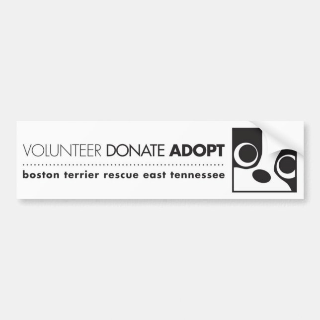 Adopt Bumper Sticker (Front)
