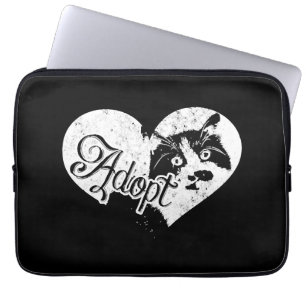 ADOPT CAT LAPTOP SLEEVE