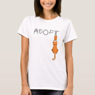 Adopt Cats Rusty Dark Claw Marks T-Shirt