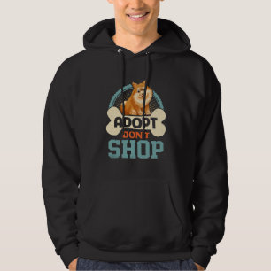 Adopt Don Op Pro Pet Adoption Pomeranian Puppy Dog Hoodie