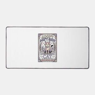 Adopt Don’t Shop Cat Cat Rescue Adoption Vintage V Desk Mat