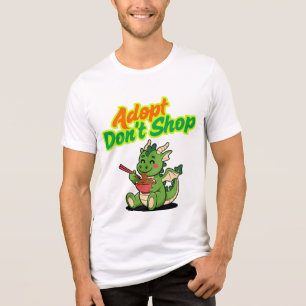 Adopt Don’t Shop Reptiles – Bearded Dragon  Tri-Blend Shirt