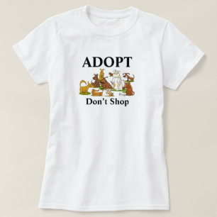 Adopt Don’t Shop Rescue Dogs T-Shirt