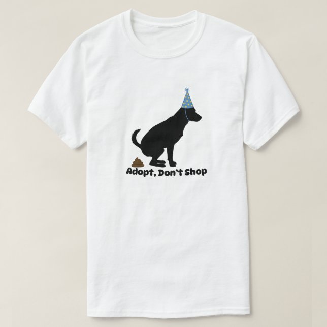 Adopt, Don’t Shop | Rescue Pet Advocacy T-Shirt (Design Front)