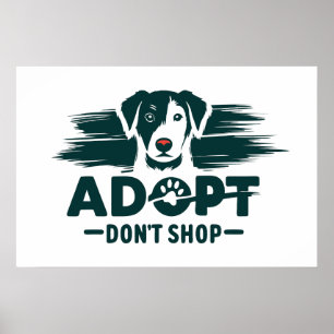 Adopt don't shop 2 poster