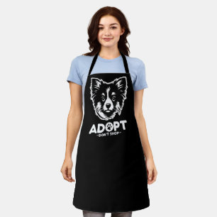 Adopt don't shop 3 apron