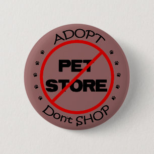 Adopt Don't Shop Button