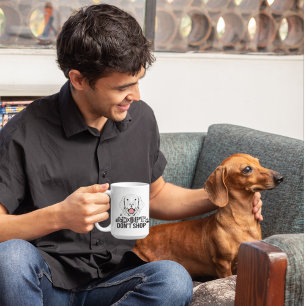 Adopt Don't Shop Homeless Rescue Dog   Coffee Mug