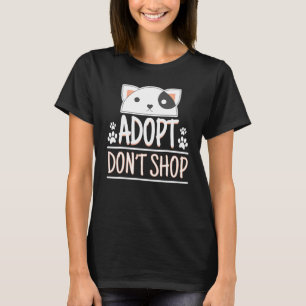 Adopt Dont Shop Pet Adoption Awareness Caregivers T-Shirt