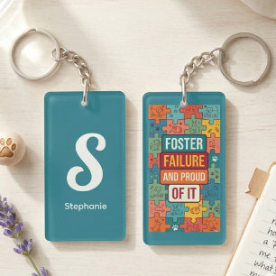 Adopt Don't Shop Rescue Pet Art Key Ring