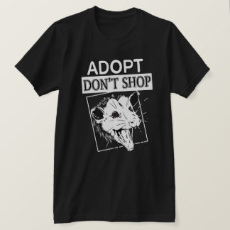 Adopt, Don't Shop Screaming Opposum - Opossum Love T-Shirt