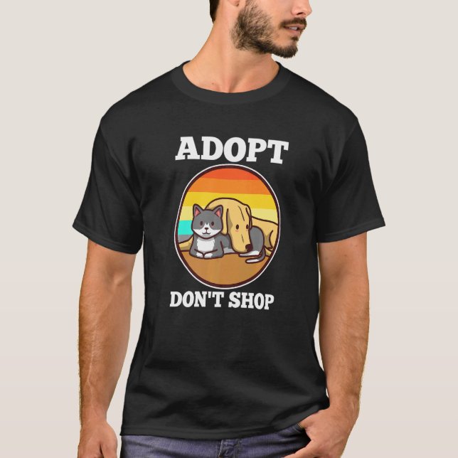 Adopt Don't Shop T-Shirt (Front)