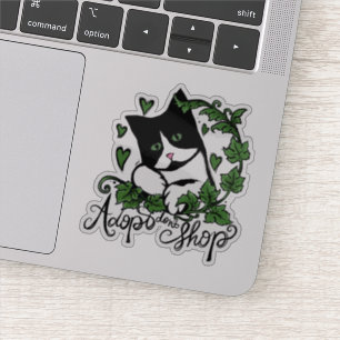 Adopt Don't Shop Tuxedo Cat Art