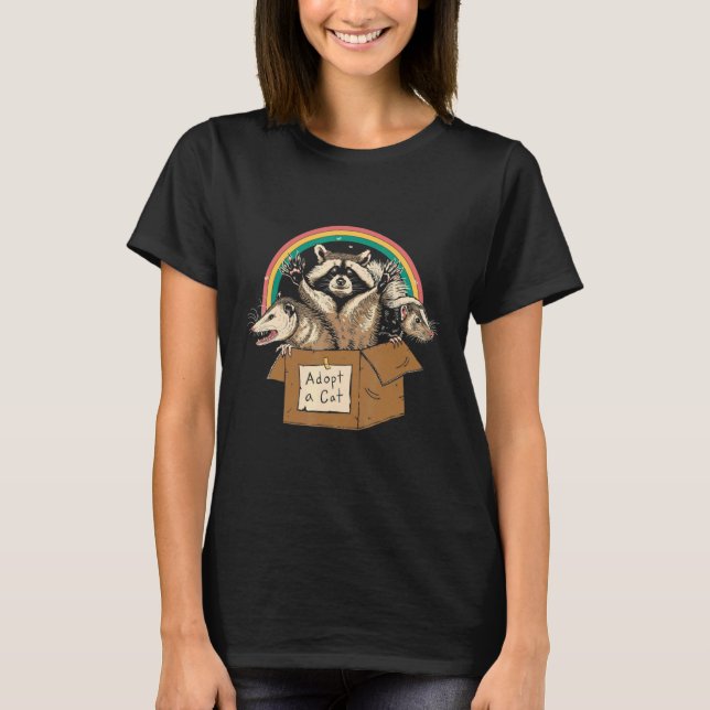 Adopt Forbidden Cats T-Shirt (Front)