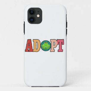 Adopt Frogs   Best cute frog gift iPhone 11 Case
