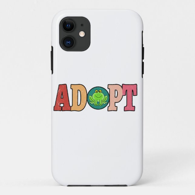 Adopt Frogs | Best cute frog gift Case-Mate iPhone Case (Back)