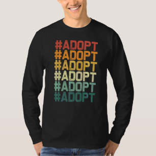 Adopt Graphic Dog Cat Animal Adoption Rescue Prom T-Shirt