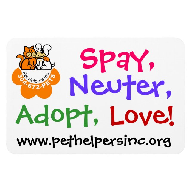 Adopt, Love Magnet (Horizontal)