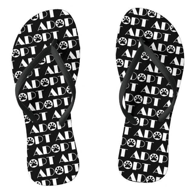 Adopt paw dog thongs (Footbed)